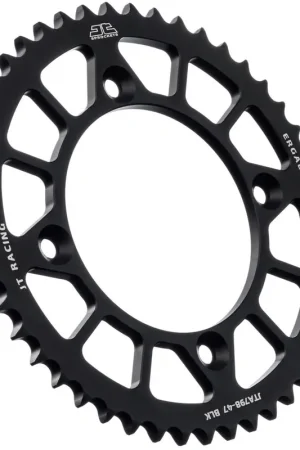 Korting JT Sprockets - REAR RACELITE ALU 47T BLACK, 428 - Sprockets - Lichtgewicht en duurzaam